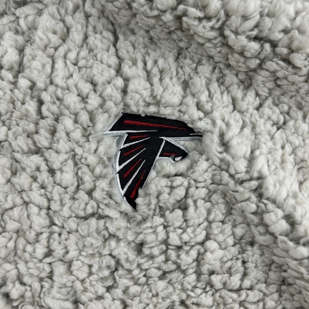 Atlanta Falcon Sherpa Quarter Zip Jacket - Picture 4 of 10